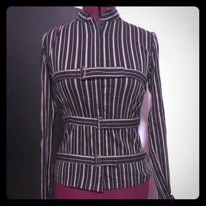 Mireya Ruiz buckle and strap button up